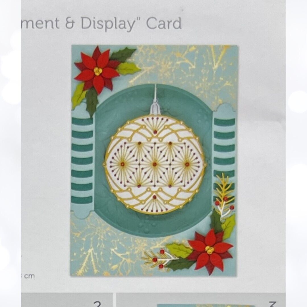 Spellbinders STITCHED ORNAMENT & Display Christmas Large Die of the Month Oct 22