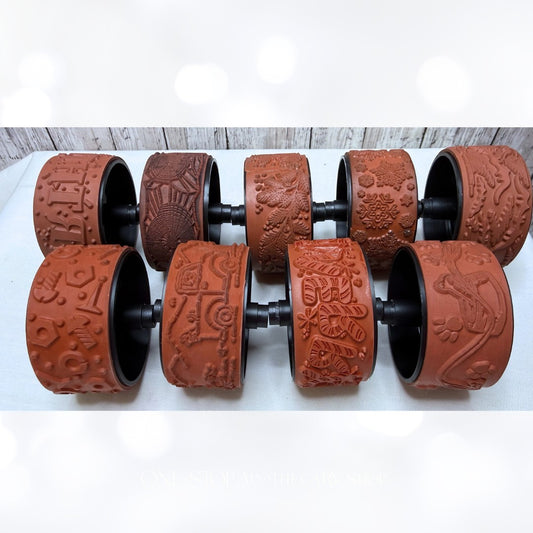 Stampin Up WHEELS Rollers Stampin Around Christmas Halloween Lot of 9