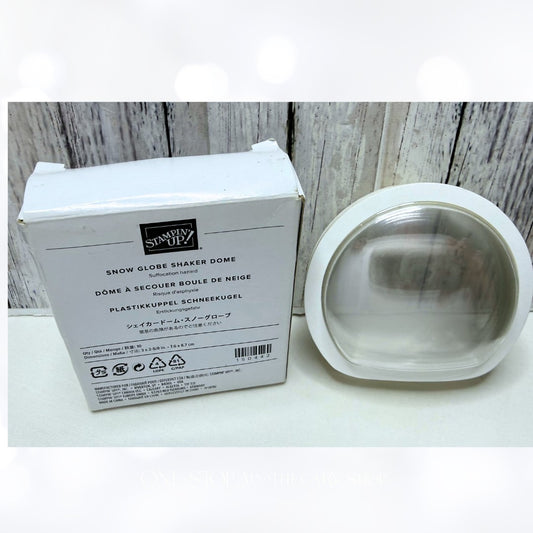 Stampin Up SNOW GLOBE SHAKER Card Domes Set of 10