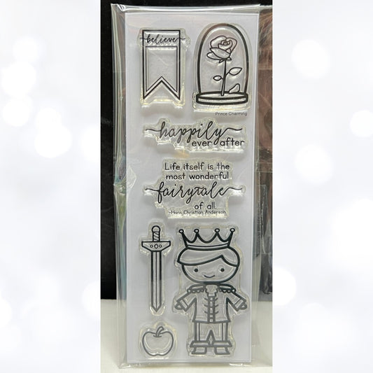 Kindred Stamps PRINCE CHARMING Beauty & The Beast Rubber Stamps