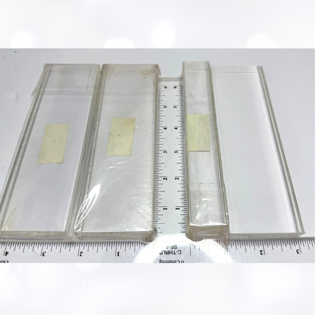 Close To My Heart ACRYLIC BLOCKS Clear Rubber Stamp Mounts Set of 6