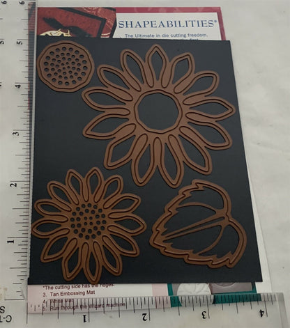 Spellbinders Crabby Sunflowers Cherry Pickin A2 Polka Dots Dies Lot of 4