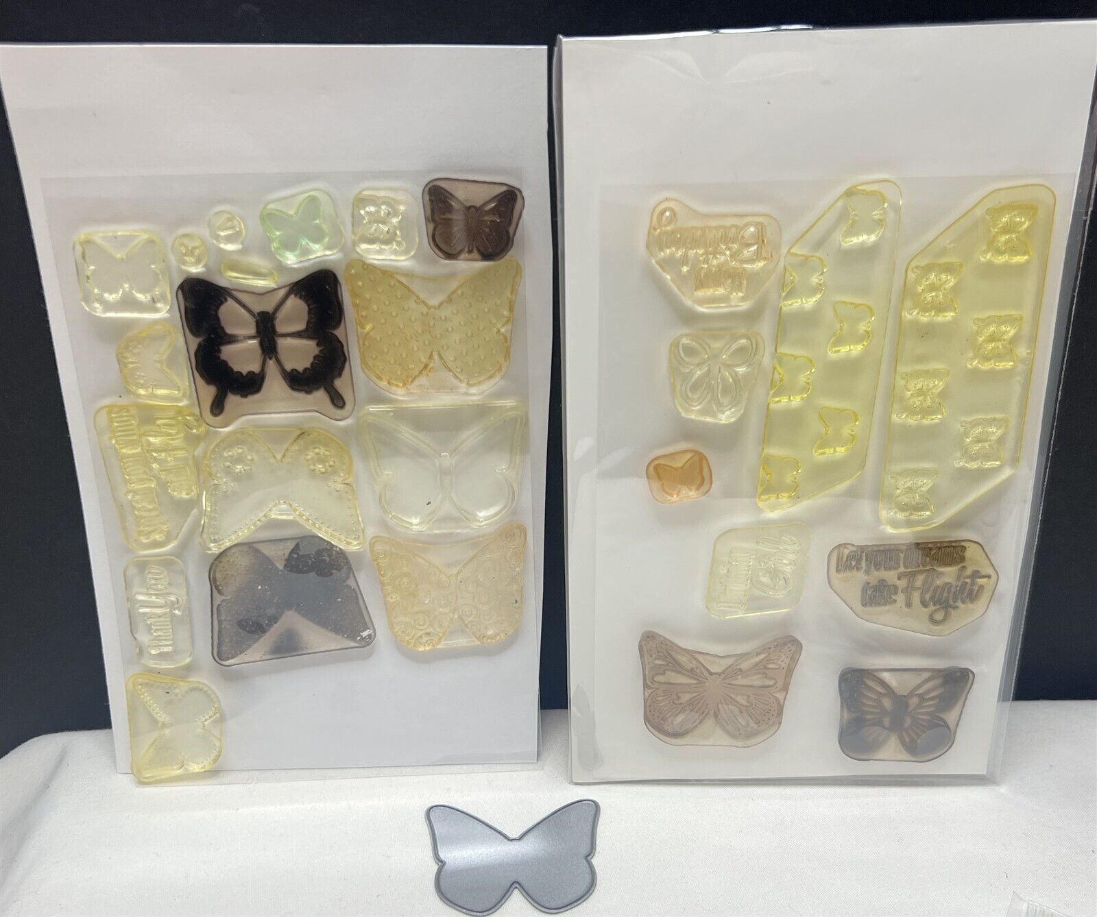 Papertrey Ink BUTTERFLY DREAMS Butterflies Rubber Stamps Die Set