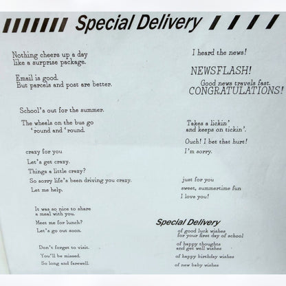 Papertrey Ink SPECIAL DELIVERY Sentiments Food Truck Rubber Stamps Dies Lot