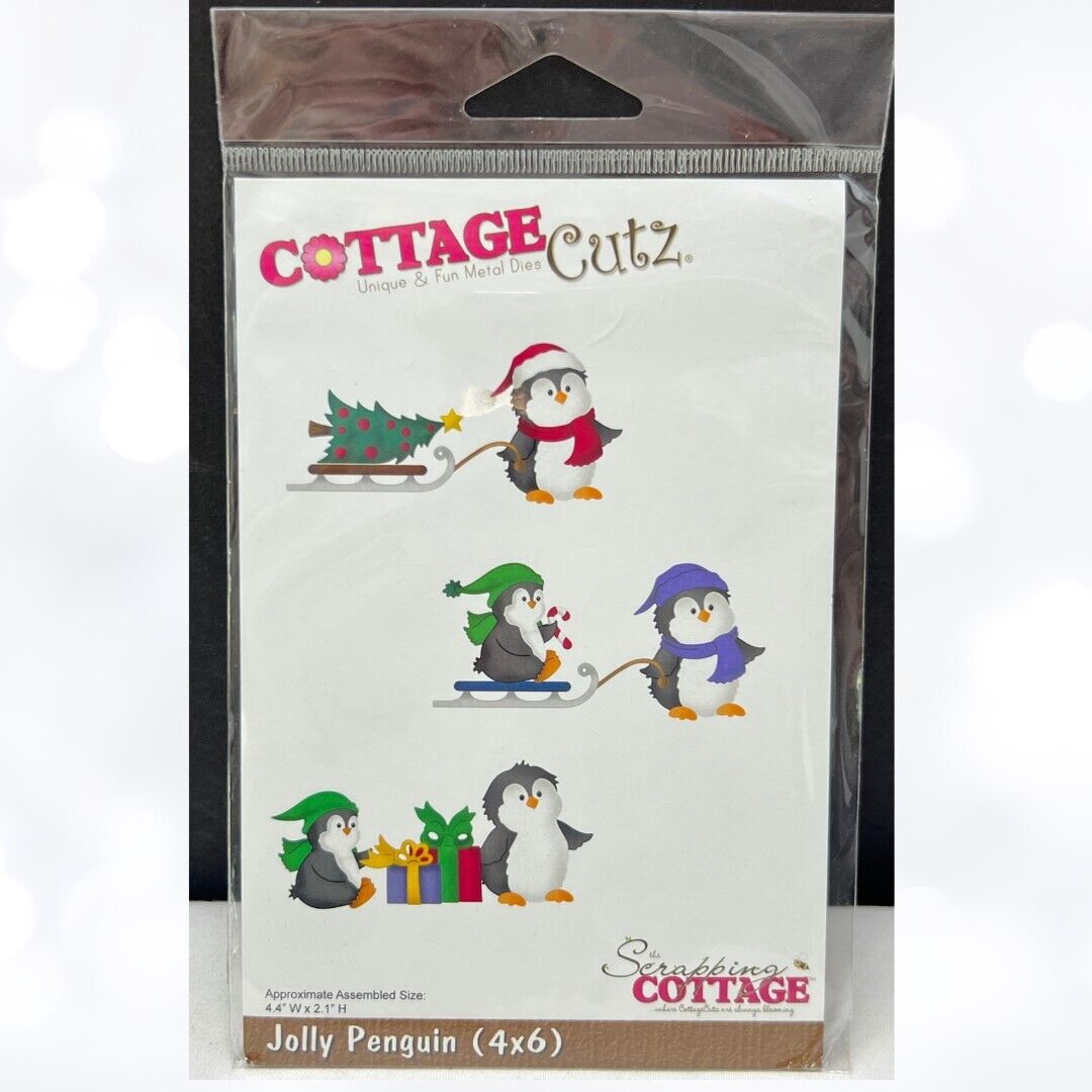 Cottage Cutz JOLLY PENGUIN Christmas Dies