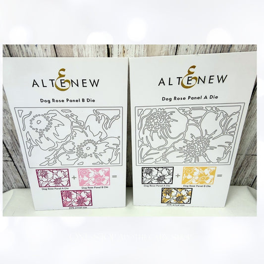 Altenew DOG ROSE PANEL Flowers Floral Dies A & B