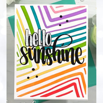 Catherine Pooler RIGHT ANGLE Background Cover Plate Die