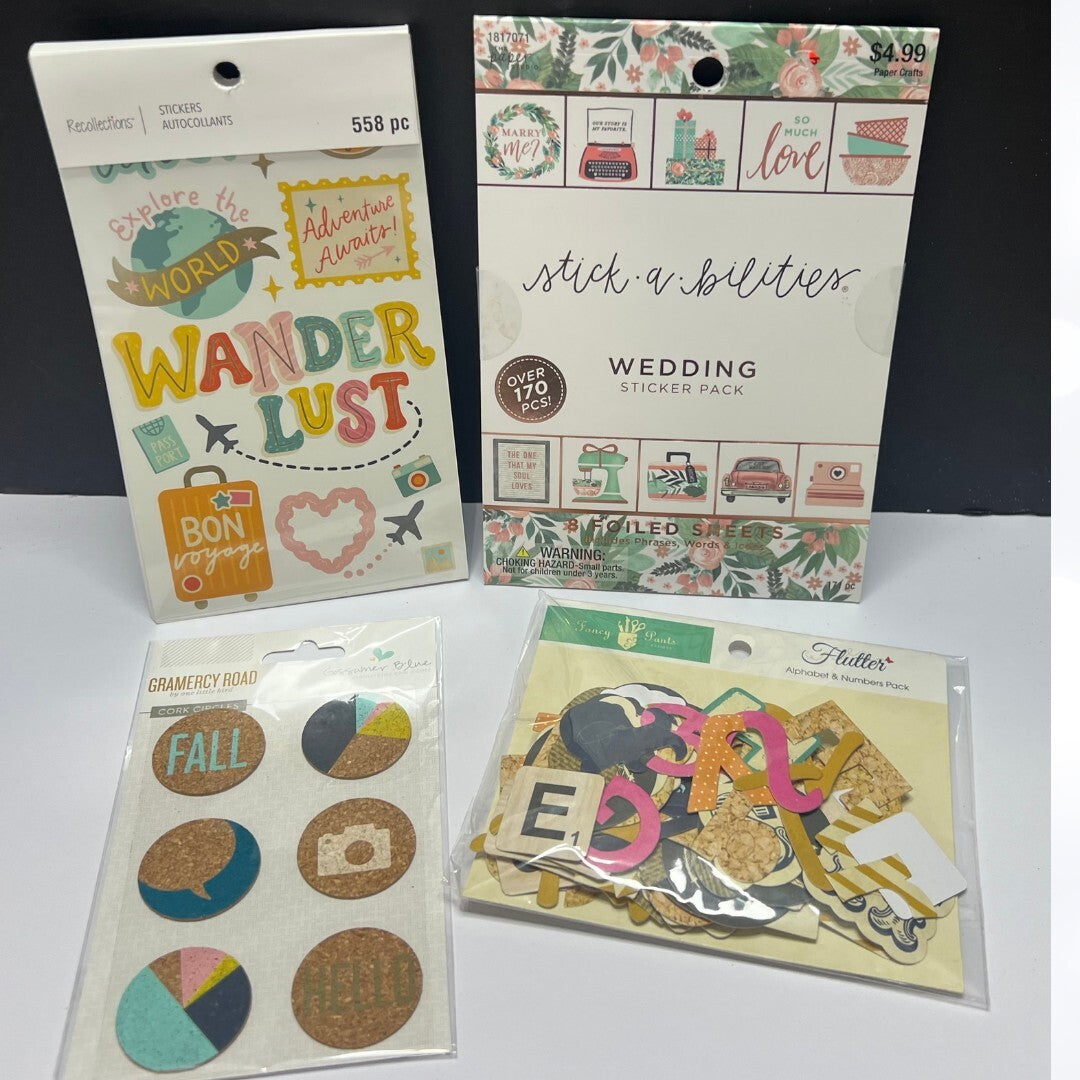 Teresa Collins Carpe Diem PLANNER Journal Paper Stickers Lot