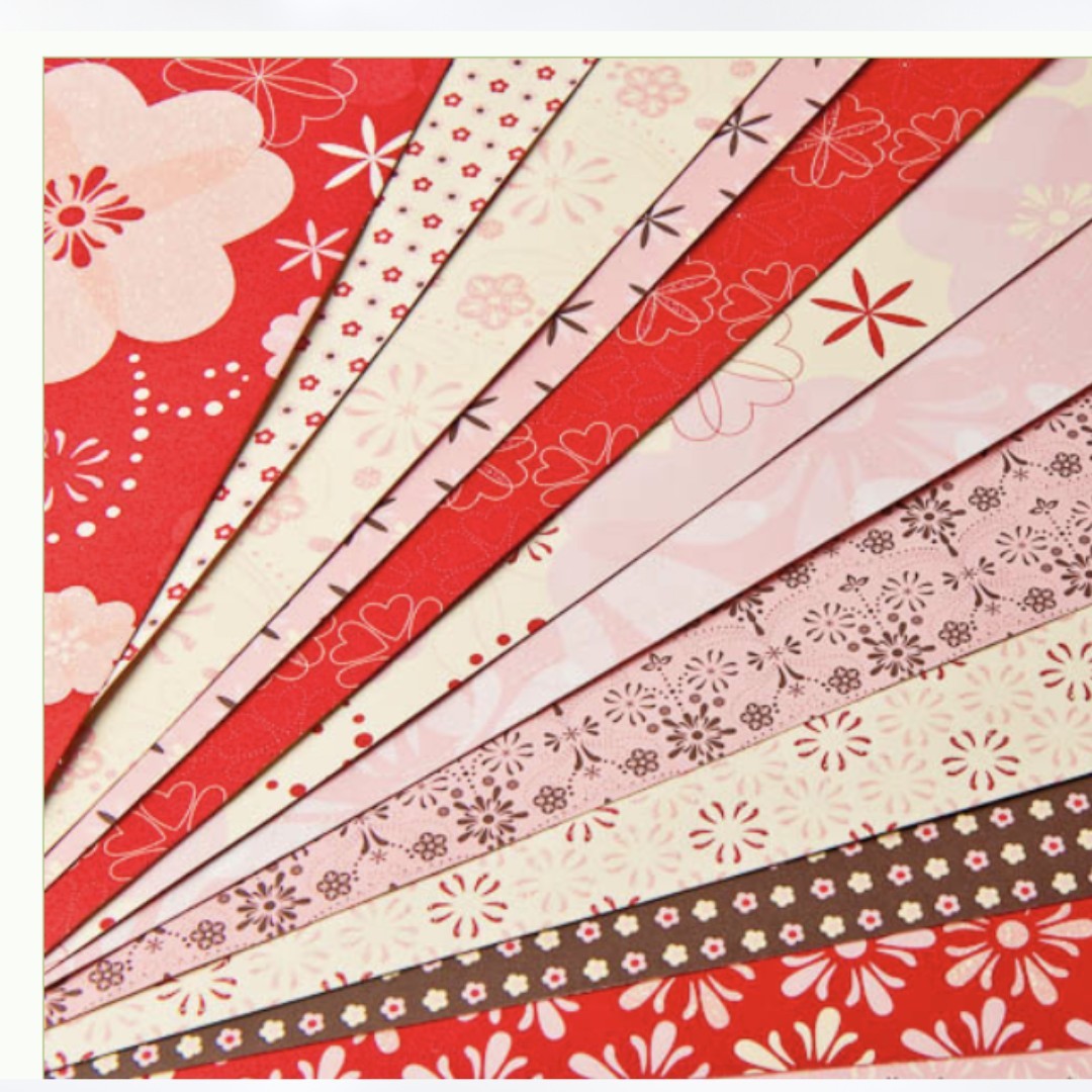 Stampin Up SENDING LOVE Valentines Day 12x12 DSP Cardstock Paper 16 Sheets