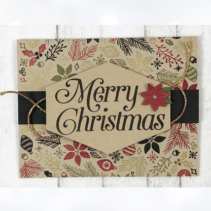 Concord & 9th SWEATER WEATHER Deck the Halls Christmas Turnabout Rubber Stamps
