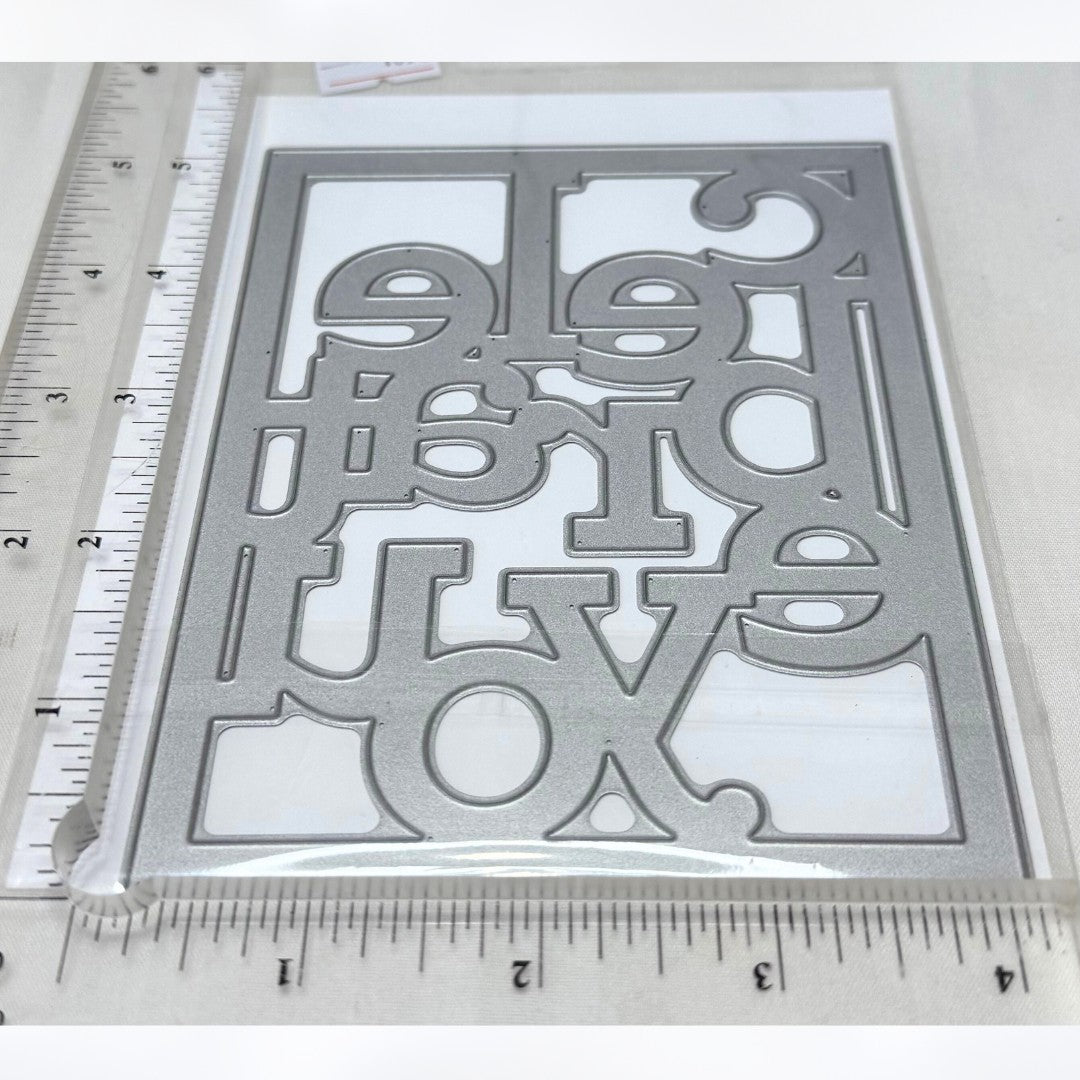 Taylored Expressions CELEBRATE YOU Birthday Background Cutting Plate Die