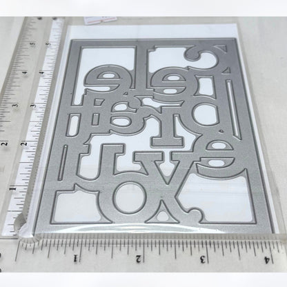 Taylored Expressions CELEBRATE YOU Birthday Background Cutting Plate Die