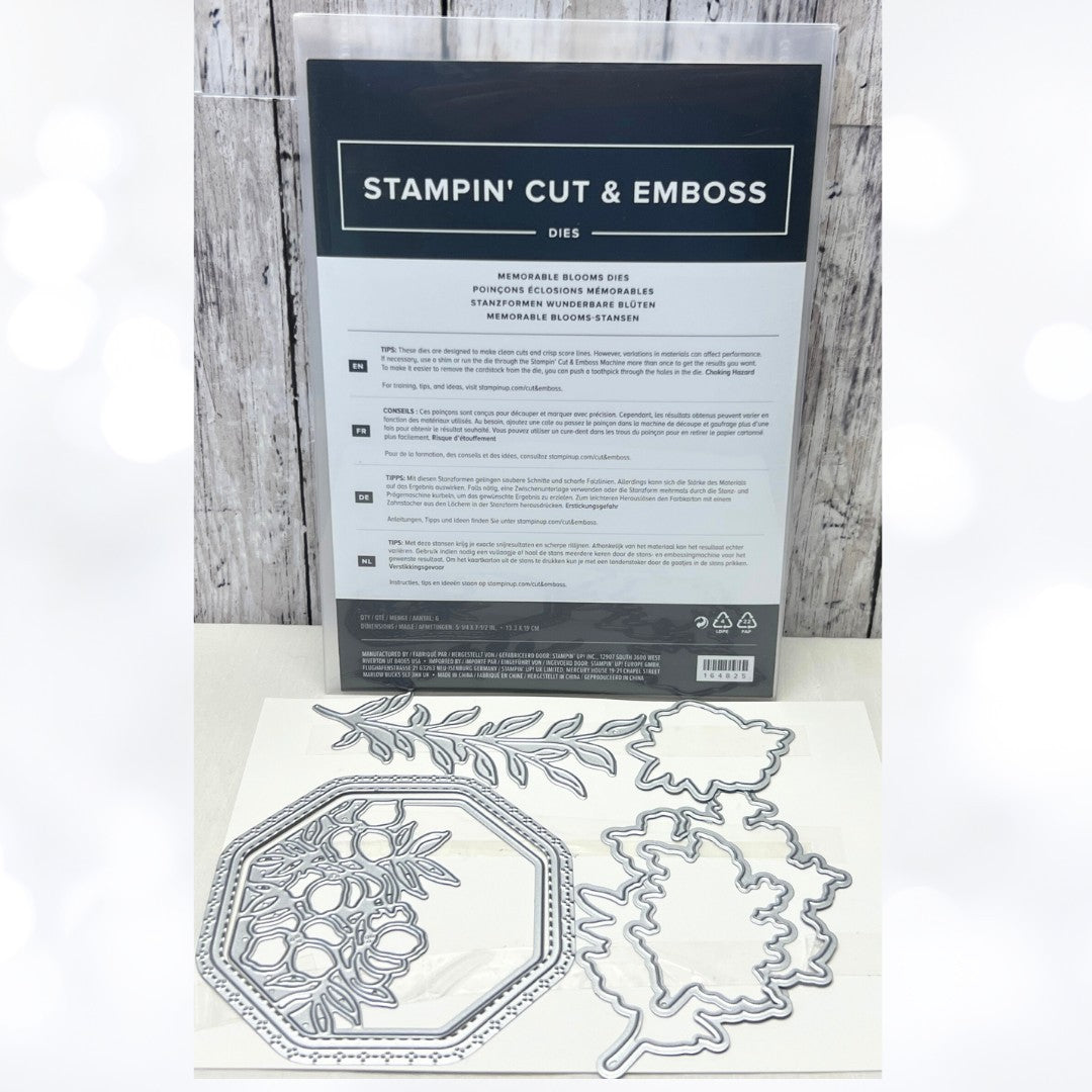 Stampin Up MEMORABLE BLOOMS Dies