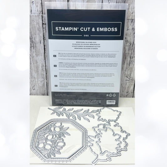 Stampin Up MEMORABLE BLOOMS Dies