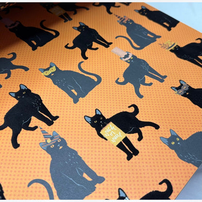 Martha Stewart ANIMAL MASQUERADE Halloween Cat 12x12 Cardstock Paper Pack