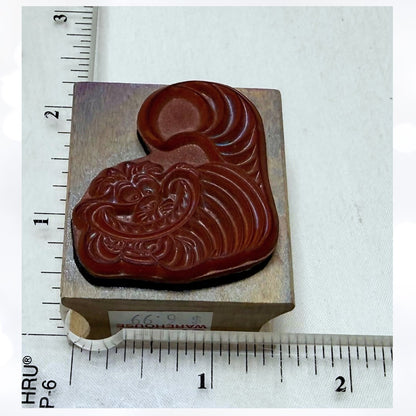 All Night Media CHESHIRE CAT Alice in Wonderland Disney Rubber Stamp
