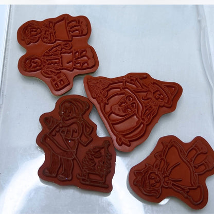 Stampin Up GREETING CARD KIDS Vintage Children Holidays Rubber Stamps 