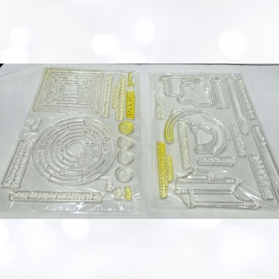 Papertrey Ink The AMAZING STAMP SET Mazes Games Funny Rubber Stamps