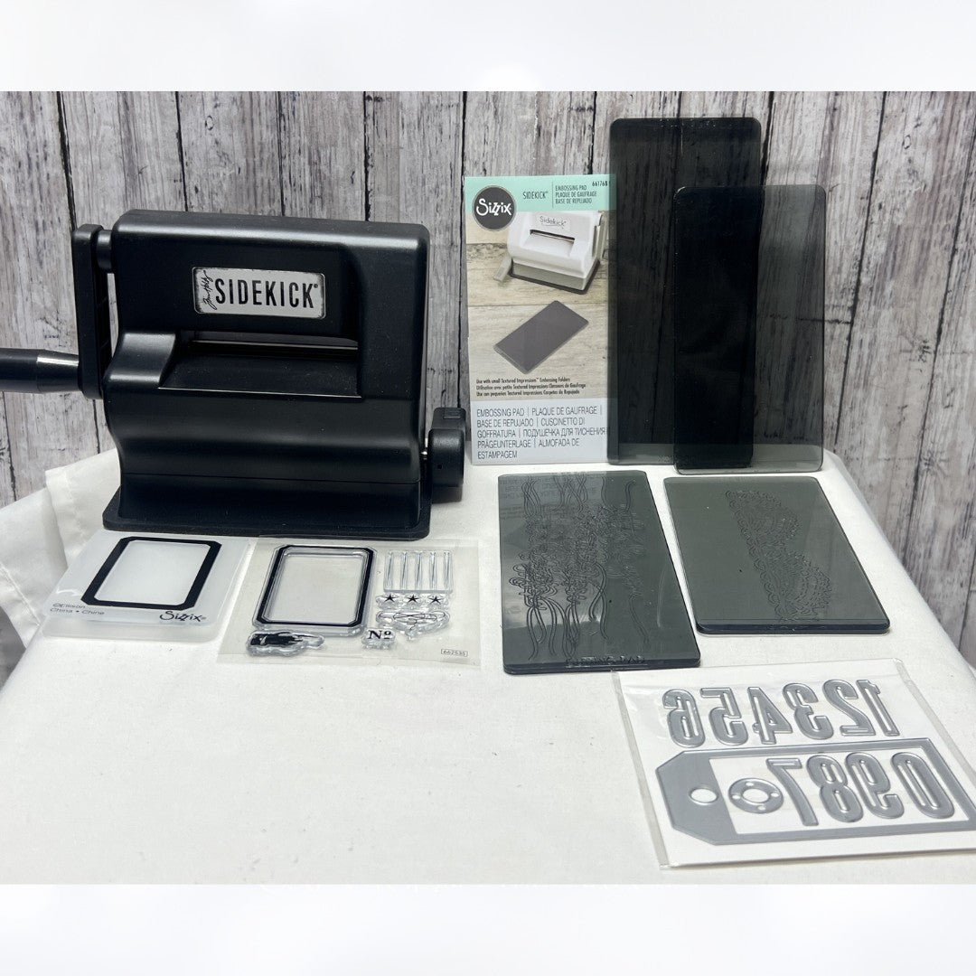 Tim Holtz SIDEKICK Black Die Cutting Machine Cutting Plates Lot