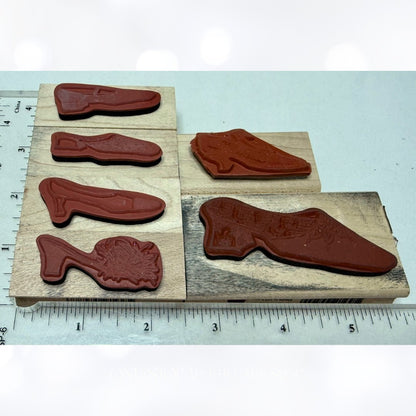 Inkadinkado DAWN HOUSER Fashion Vintage Shoes Lot of 6