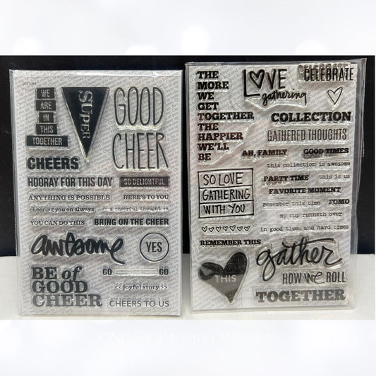 Ali Edwards CHEER & GATHERINGS Planner Journal Rubber Stamps