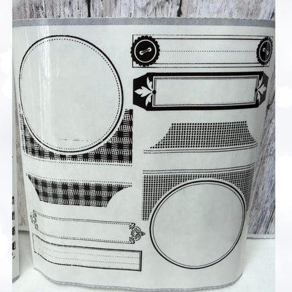Papertrey Ink MAT STACK 3 Frames Collection Rubber Stamps