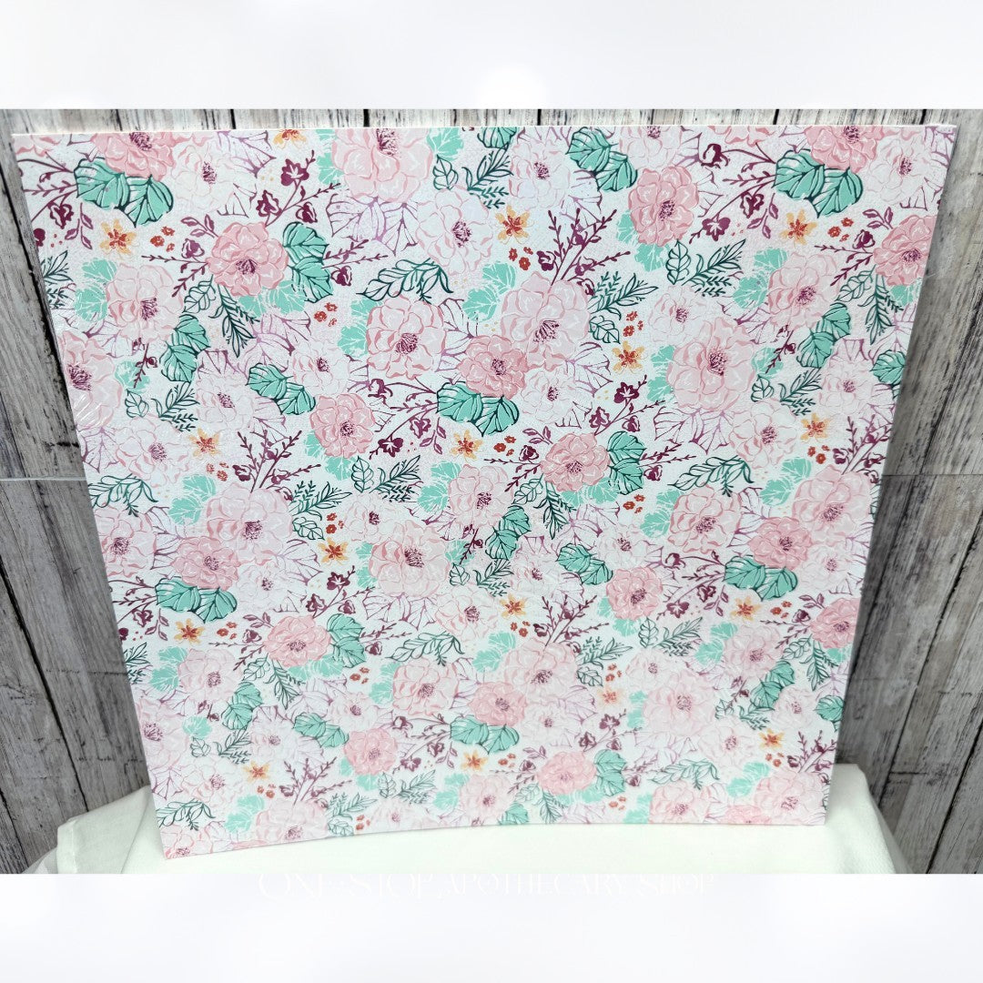 Stampin Up UNBONDED BEAUTY Floral 12x12 Cardstock DSP Paper 12 Sheets