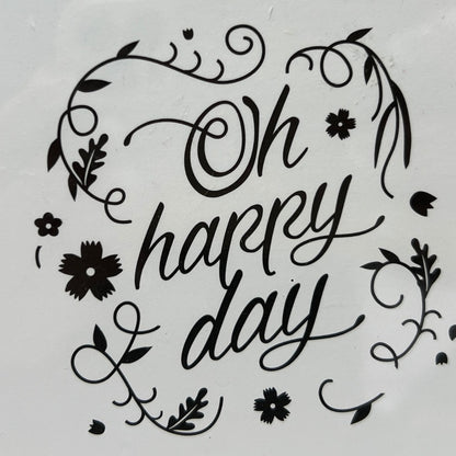 Papertrey Ink HAPPY DAY Floral Rubber Stamps