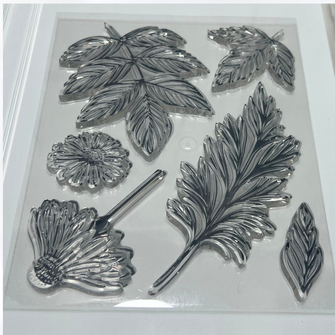 Stampin Up NATURAL BOTANICALS Greenery Foliage Rubber Stamps