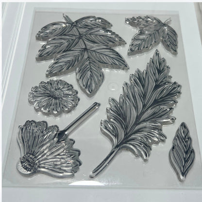 Stampin Up NATURAL BOTANICALS Greenery Foliage Rubber Stamps