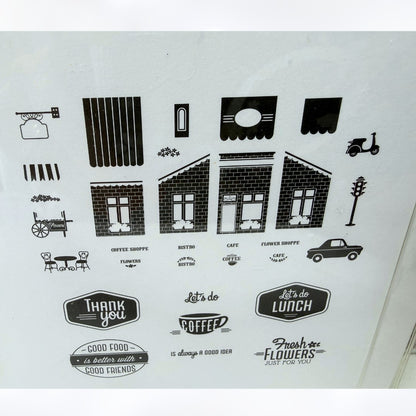 Papertrey Ink MAIN STREET Make It Market Rubber Stamps
