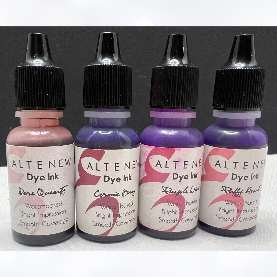 Altenew PINK REINKERS Dye Stamp Pad Ink Refills Lot of 7