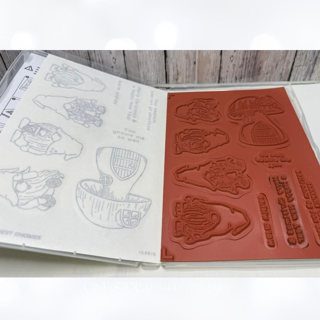 Stampin Up KINDEST GNOMES Rubber Stamps