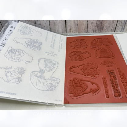 Stampin Up KINDEST GNOMES Rubber Stamps