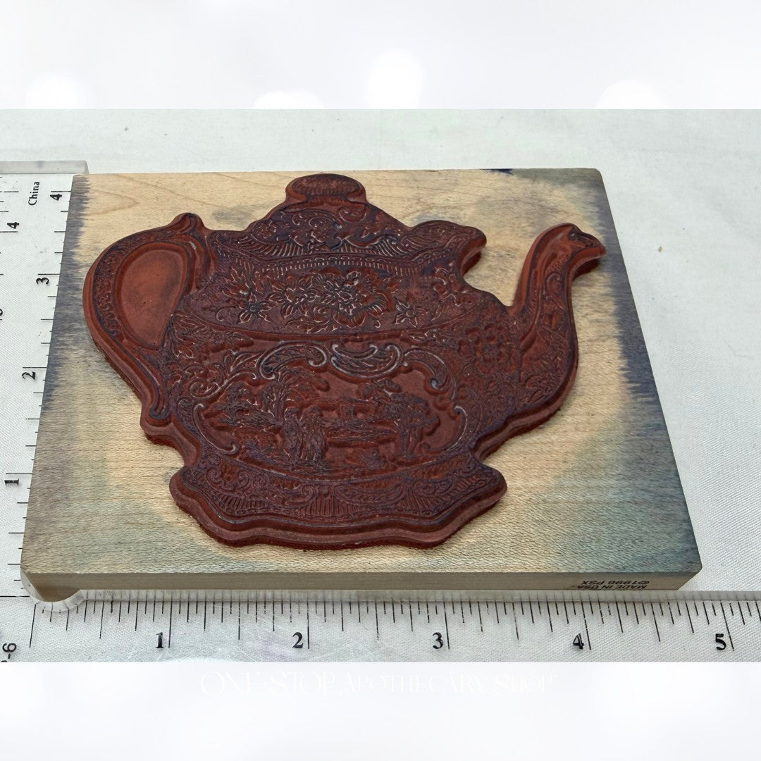 PSX TEA POT K-1986 Rubber Stamp