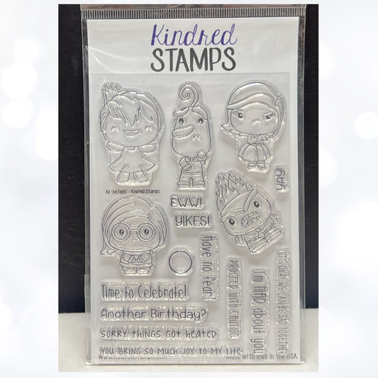 Kindred Stamps ALL THE FEELS Inside Out Disney Pixar Rubber Stamps