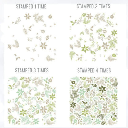 Concord & 9th SWEATER WEATHER Deck the Halls Christmas Turnabout Rubber Stamps