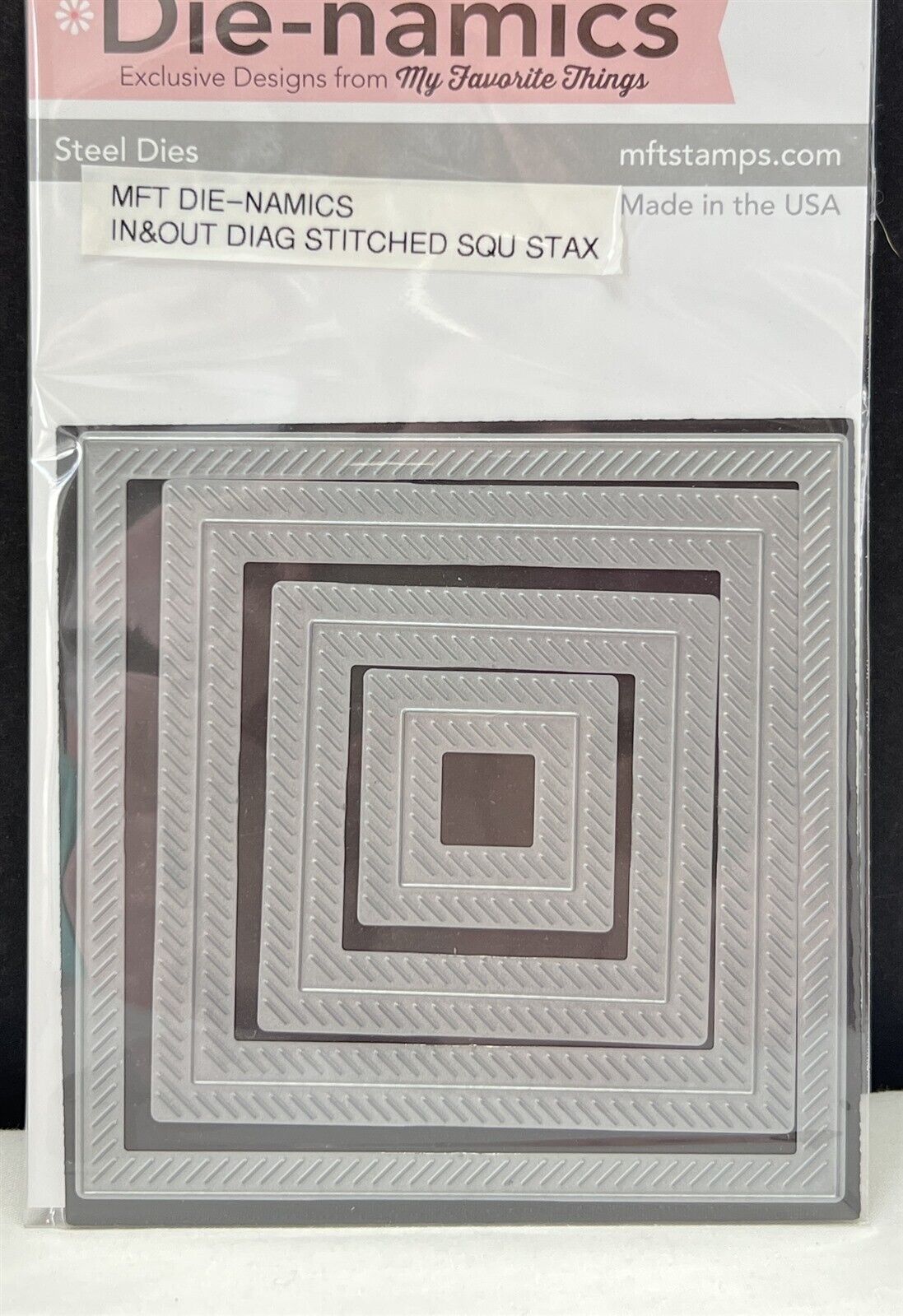 My Favorite Things INSIDE & OUT Diagonal Stitched Square STAX Dies