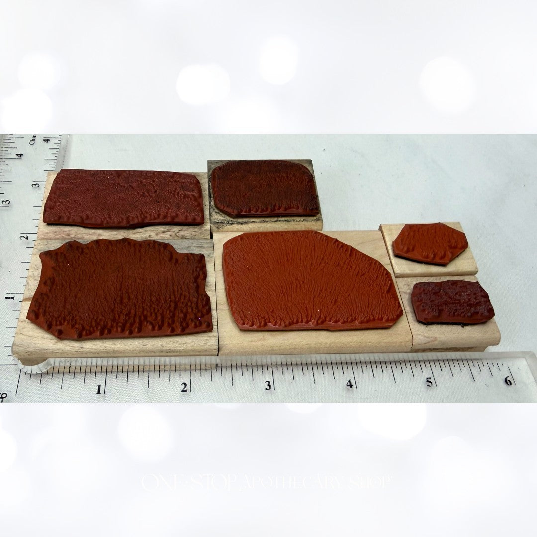 Stampscapes GRASS Sedge Filler Bush Pebbles Landscape Nature Rubber Stamps Lot