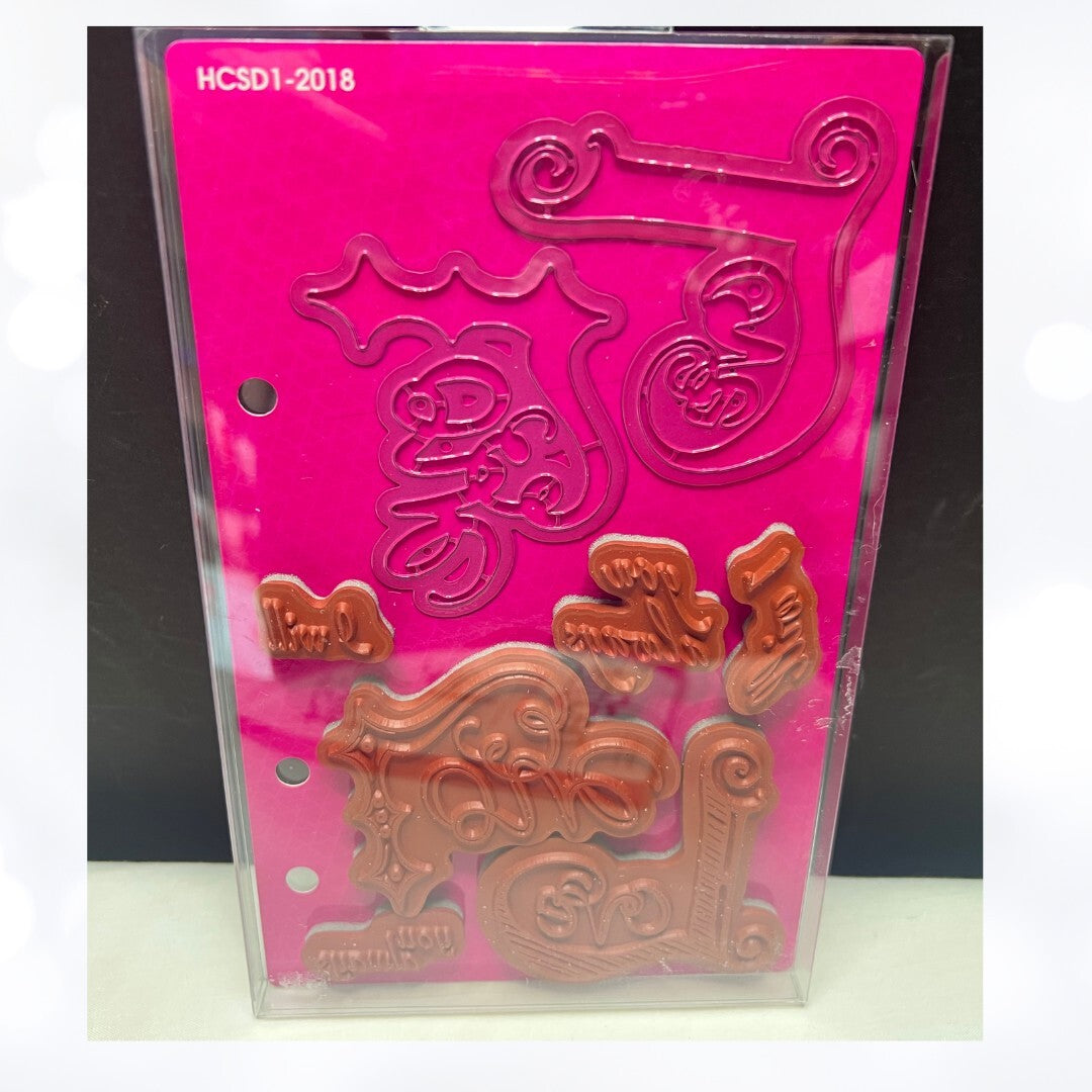 Heartfelt Creations CLASSIC LOVE Valentines Day Rubber Stamps Dies