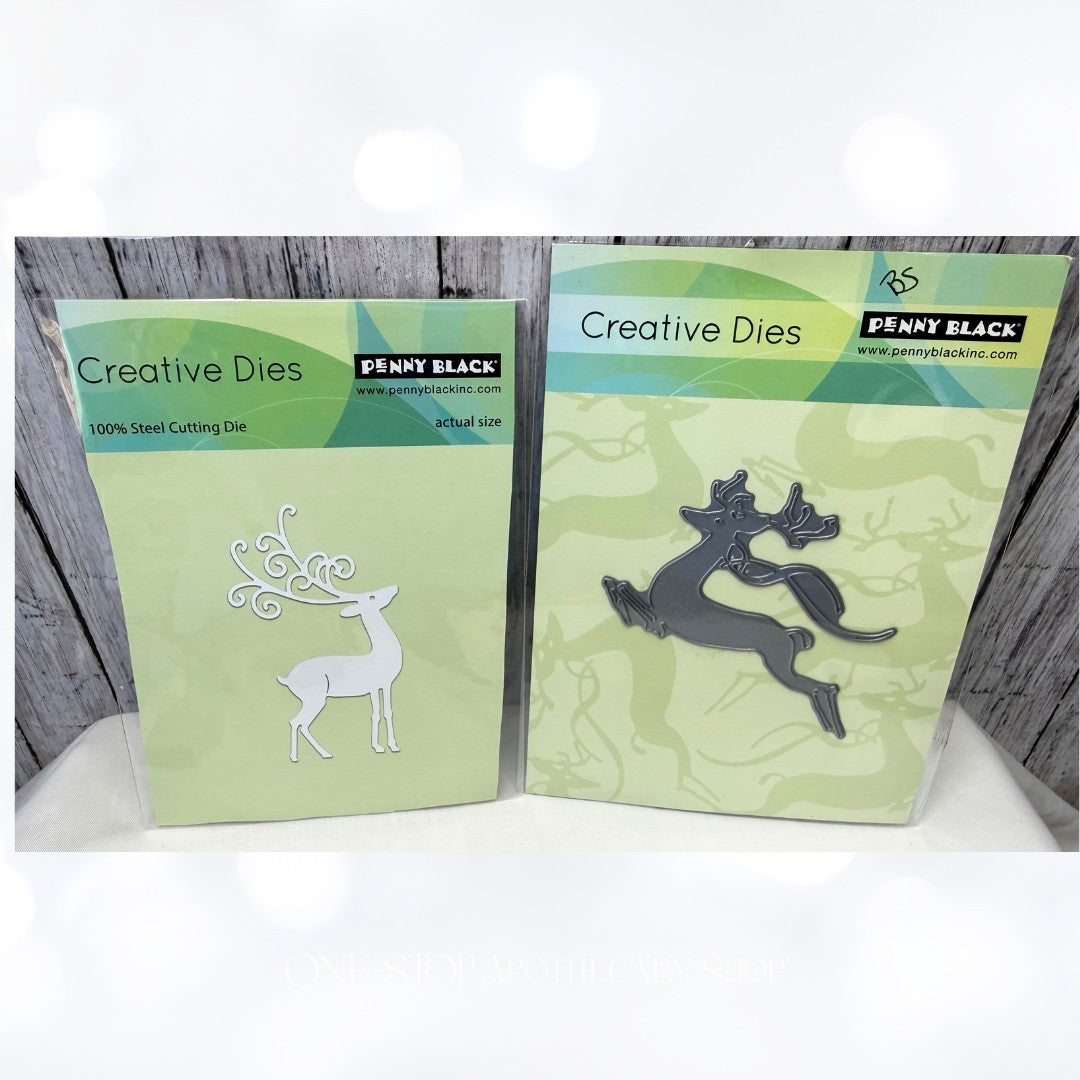Penny Black LEAP OF JOY Reindeer Christmas Inspired Dies