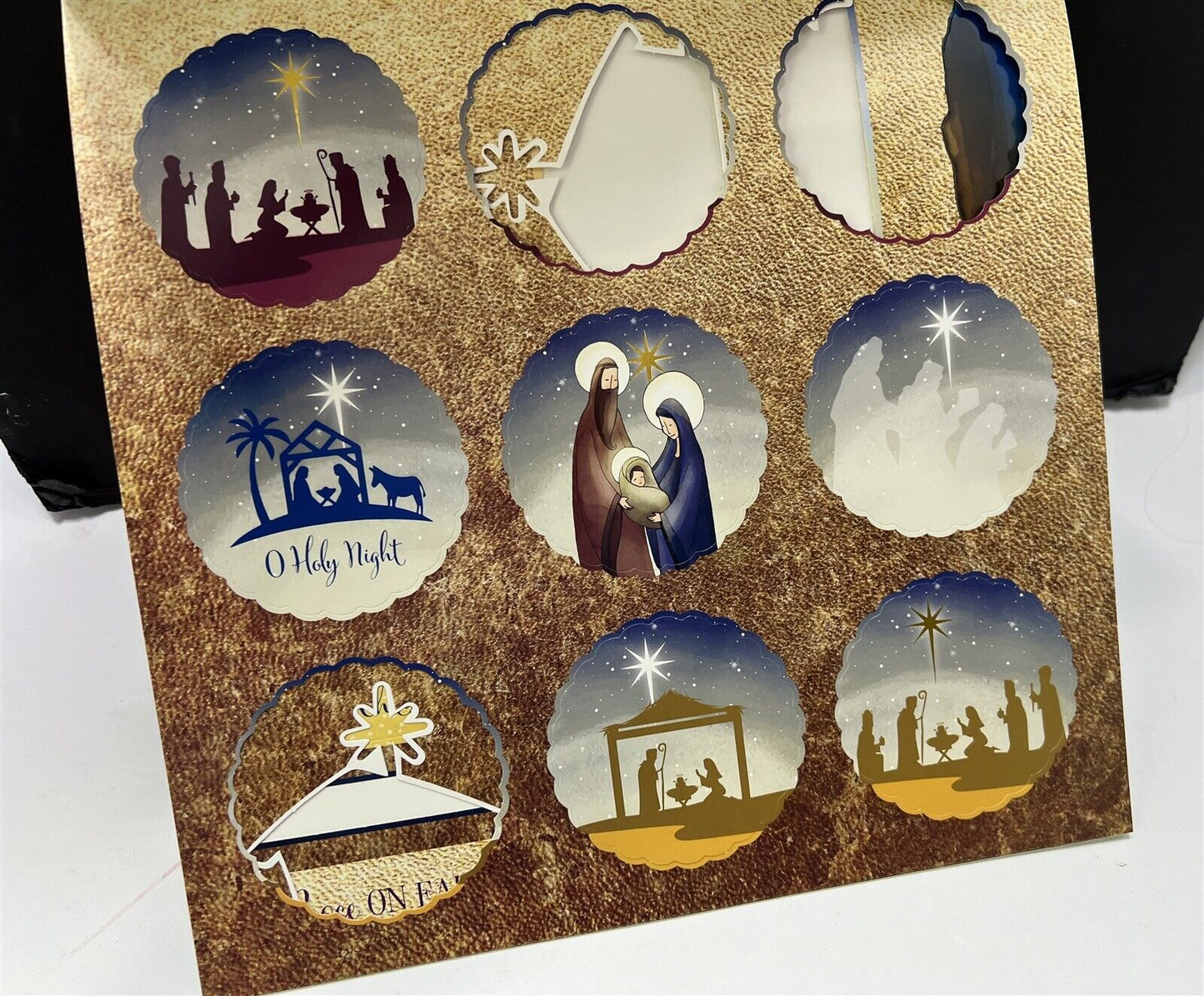 Crafters Companion VINTAGE SNOWMAN Nativity Christmas 12x12 Paper Pads Packs