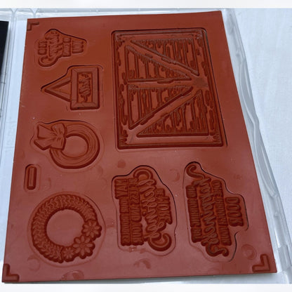 Stampin Up BARN DOOR & Sliding Door Framelits Rubber Stamps Dies