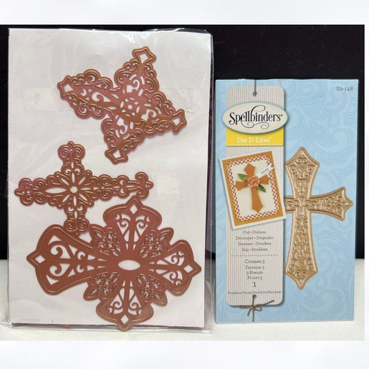 Spellbinders CROSSES Victorian Cross Religious Dies Lot