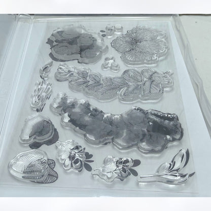 Stampin Up UNIQUELY ARTISTIC Greenery Foliage Rubber Stamps