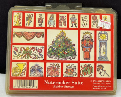 Inkadinkado NUTCRACKER SUITE Christmas Foam Vintage Rubber Stamps Set