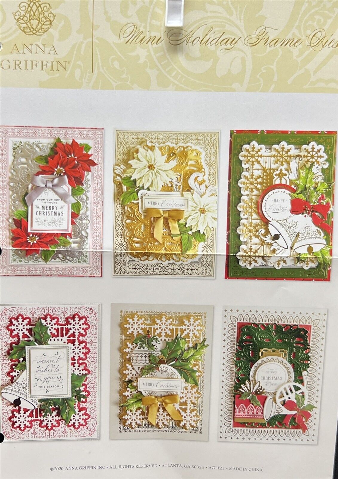 Anna Griffin MINI HOLIDAY FRAMES Frame Christmas Dies 