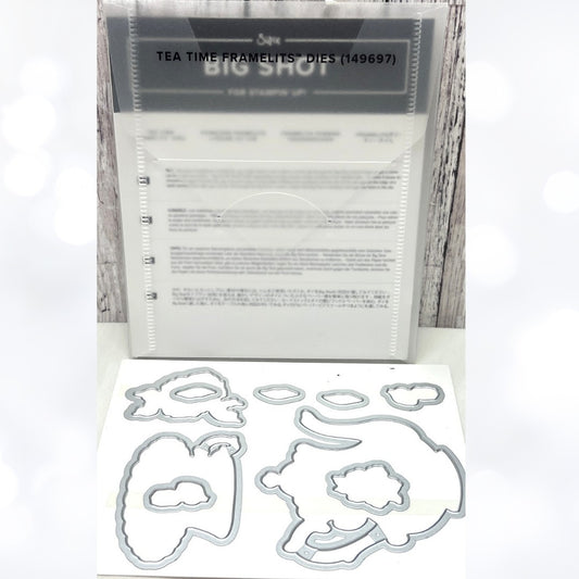 Stampin Up TEA TIME Party Framelits Dies