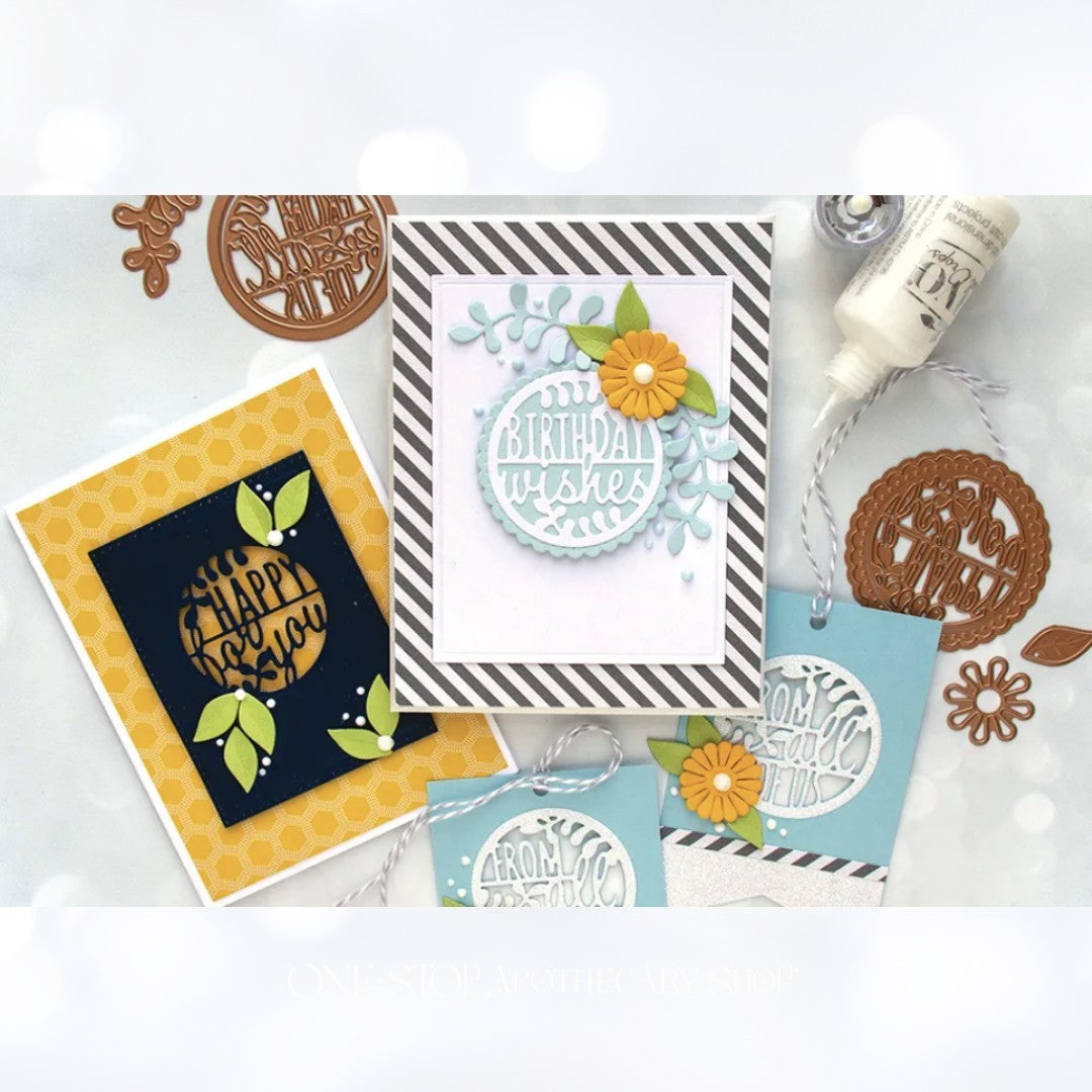 Spellbinders CUPCAKES Warm Wishes Small Dies of the Month 2018