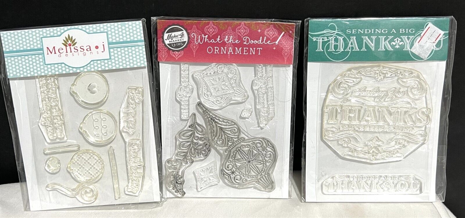 Papertrey Ink CHRISTMAS Birthday Mothers Day Wedding Mini Rubber Stamps Lot of 6